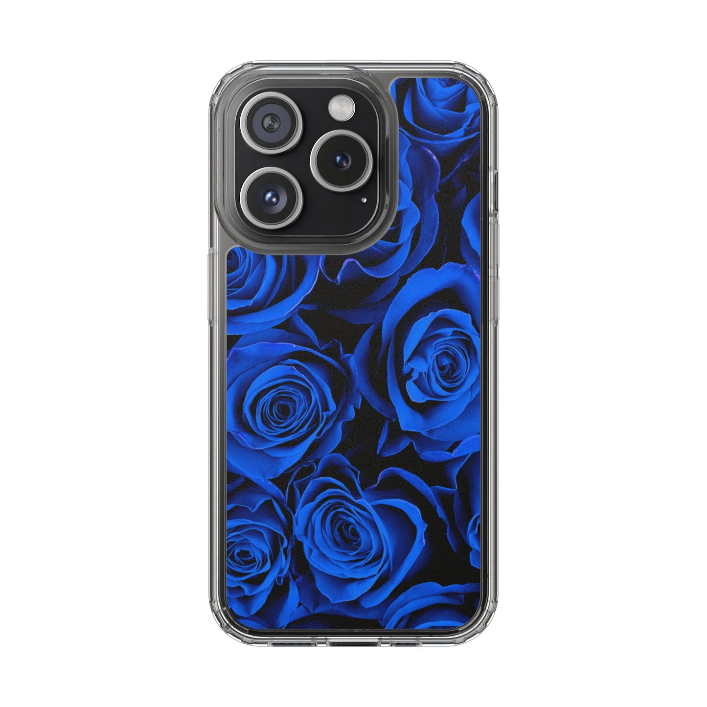 Clear Phone Case – Midnight Bloom