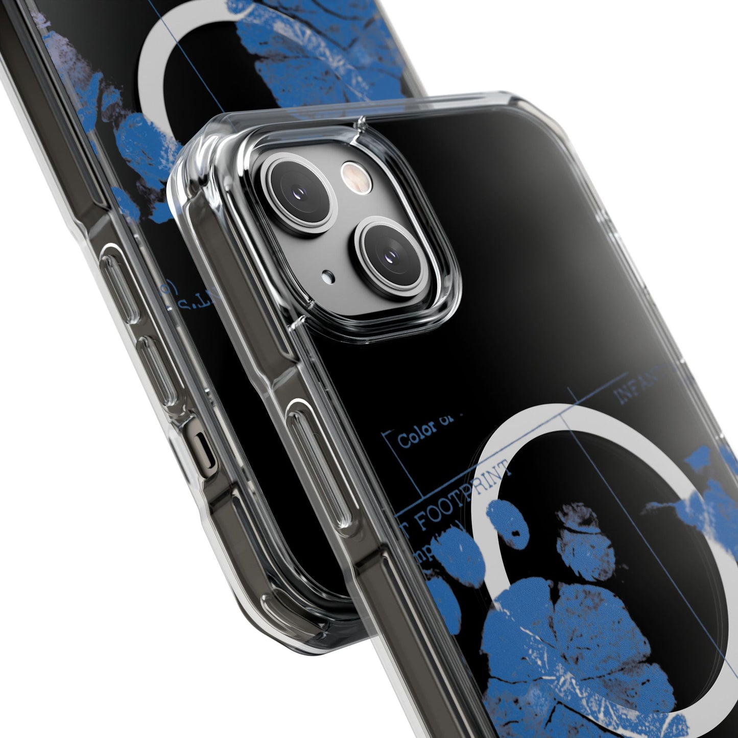Clear Magnetic Phone Case – Mom’s Little Blue Footprints