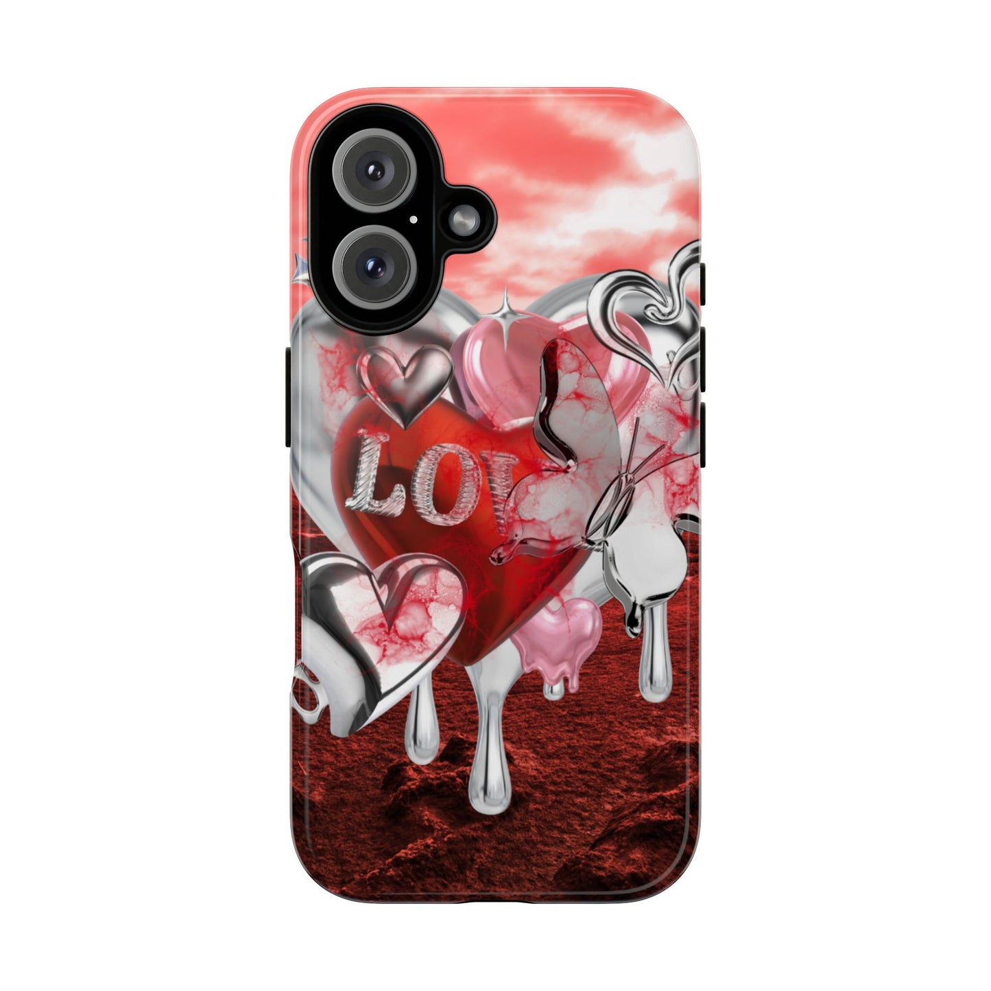 Protective Phone Case – Chrome Love