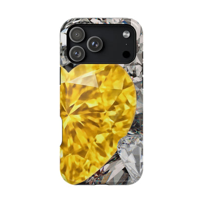 Wireless-Charging Compatible Case – Heart of Gold