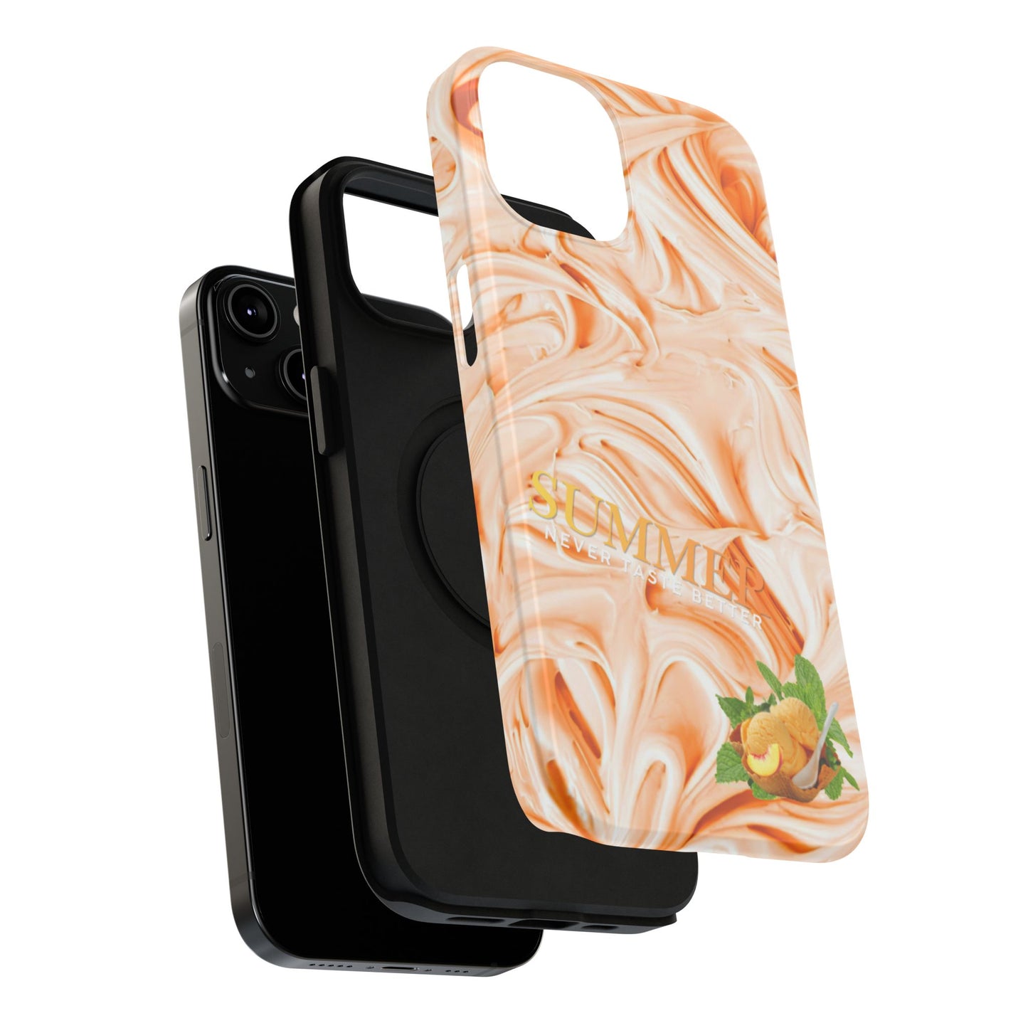 Impact-Resistant Phone Case – Peach Sorbet