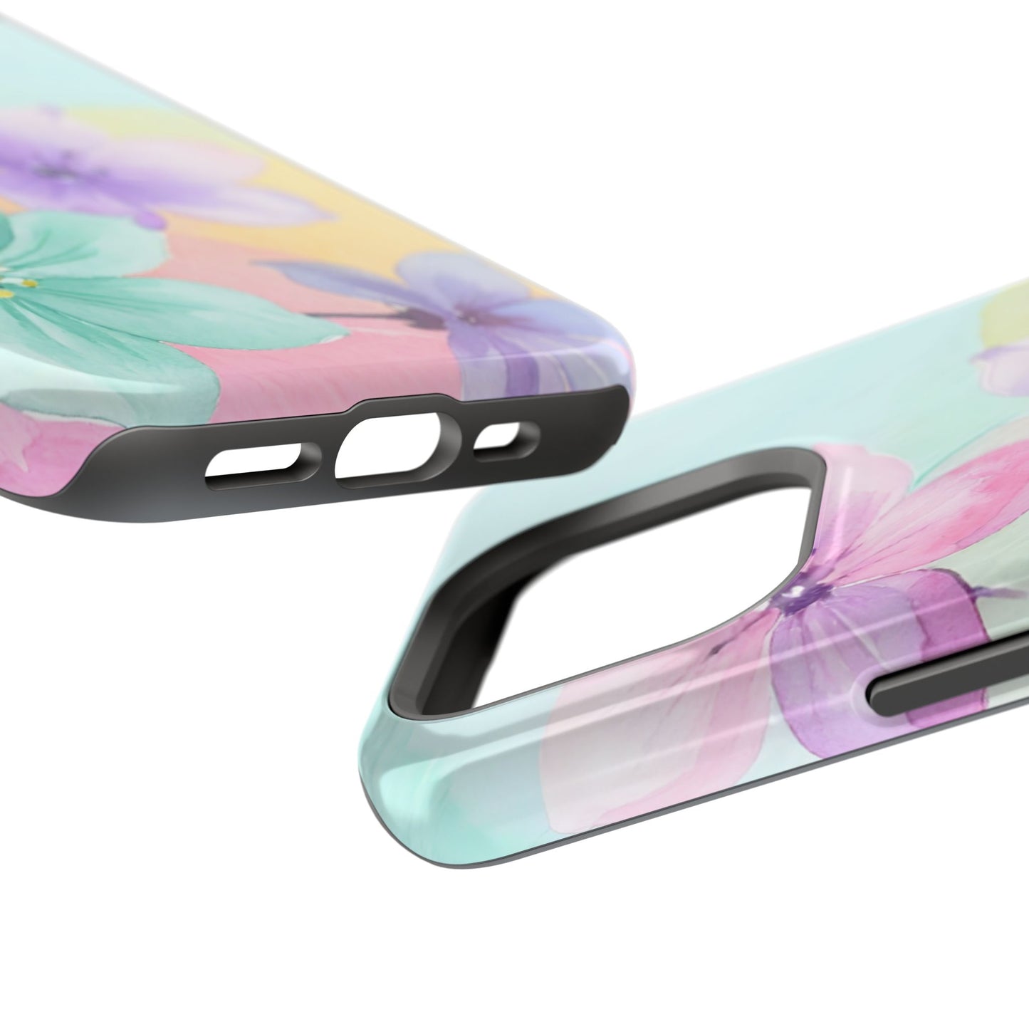 Impact-Resistant Phone Case – Water Petal