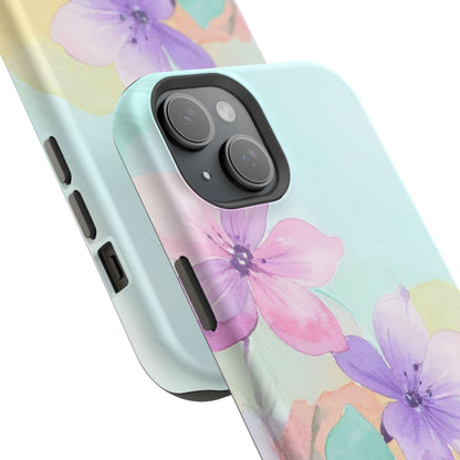 Impact-Resistant Phone Case – Water Petal