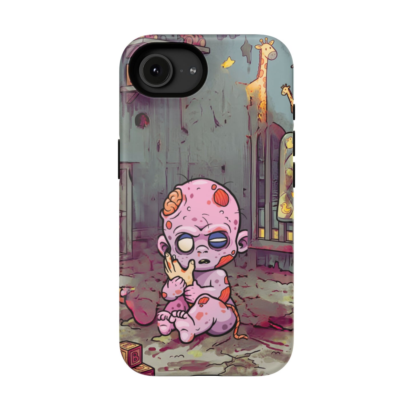 Zombie Baby Phone Case — Cute Creepy Impact-Resistant iPhone Case