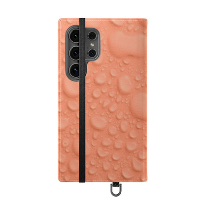 Flip Case - Apricot Rain
