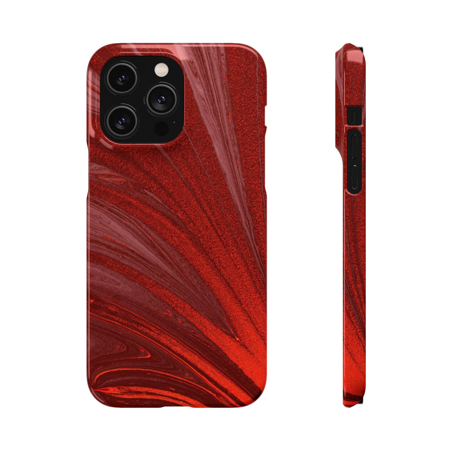 Snap Phone Case – Crimson Current