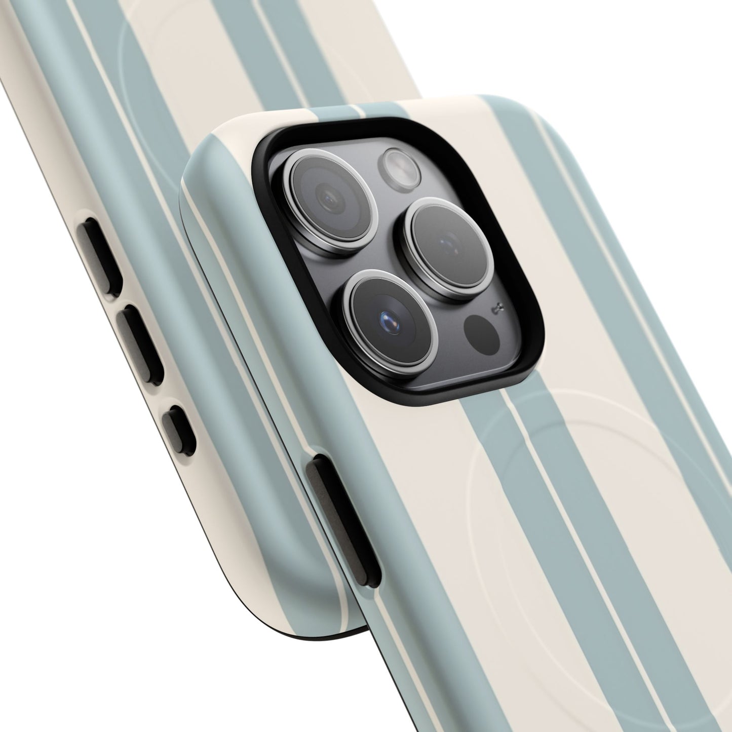 Protective Magnetic Phone Case - Coastal Stripe