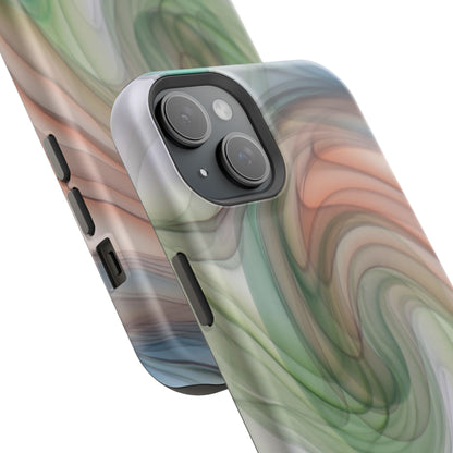 Impact-Resistant Phone Case – Marble Flow