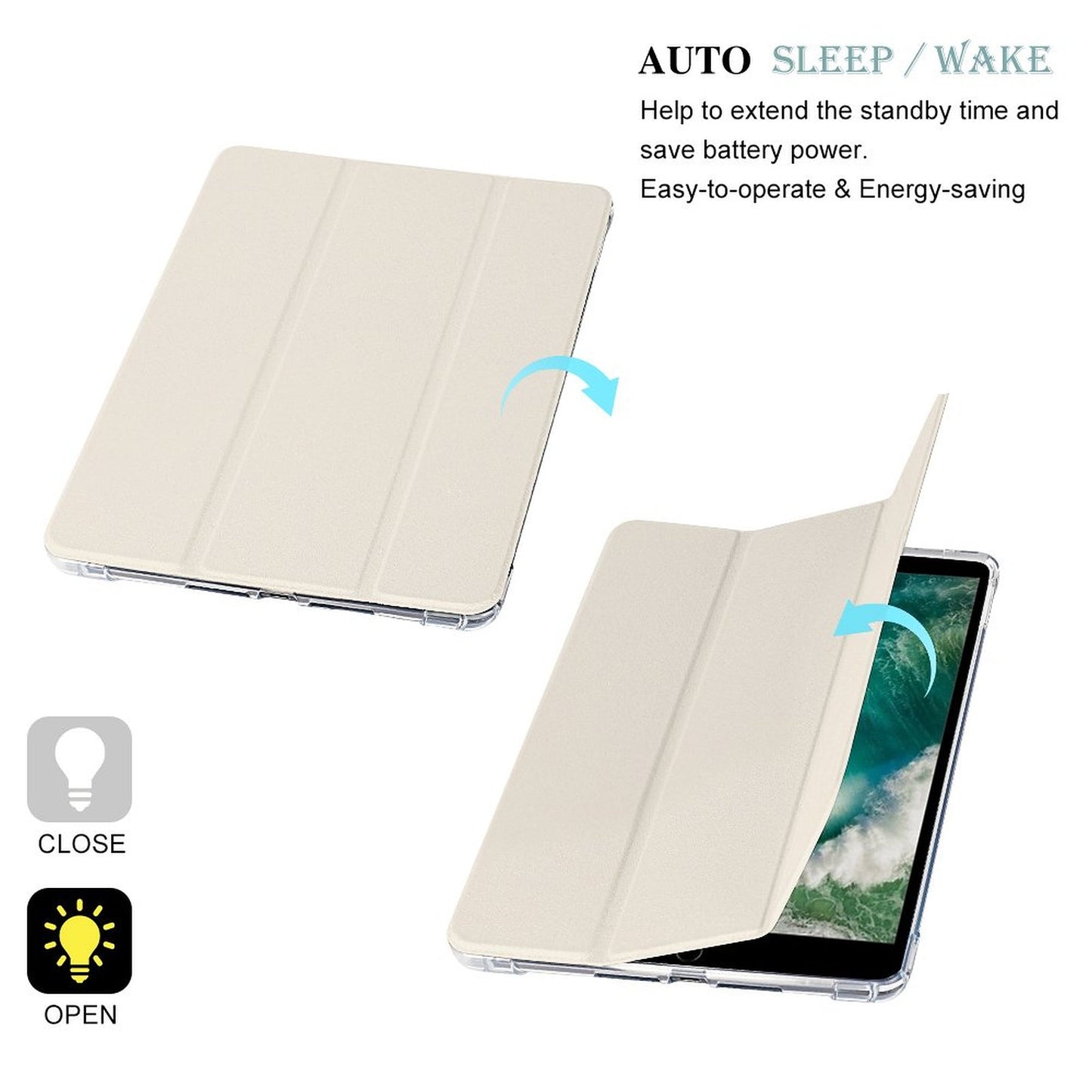 Tablet Case with Pencil Holder – Vanilla Chai
