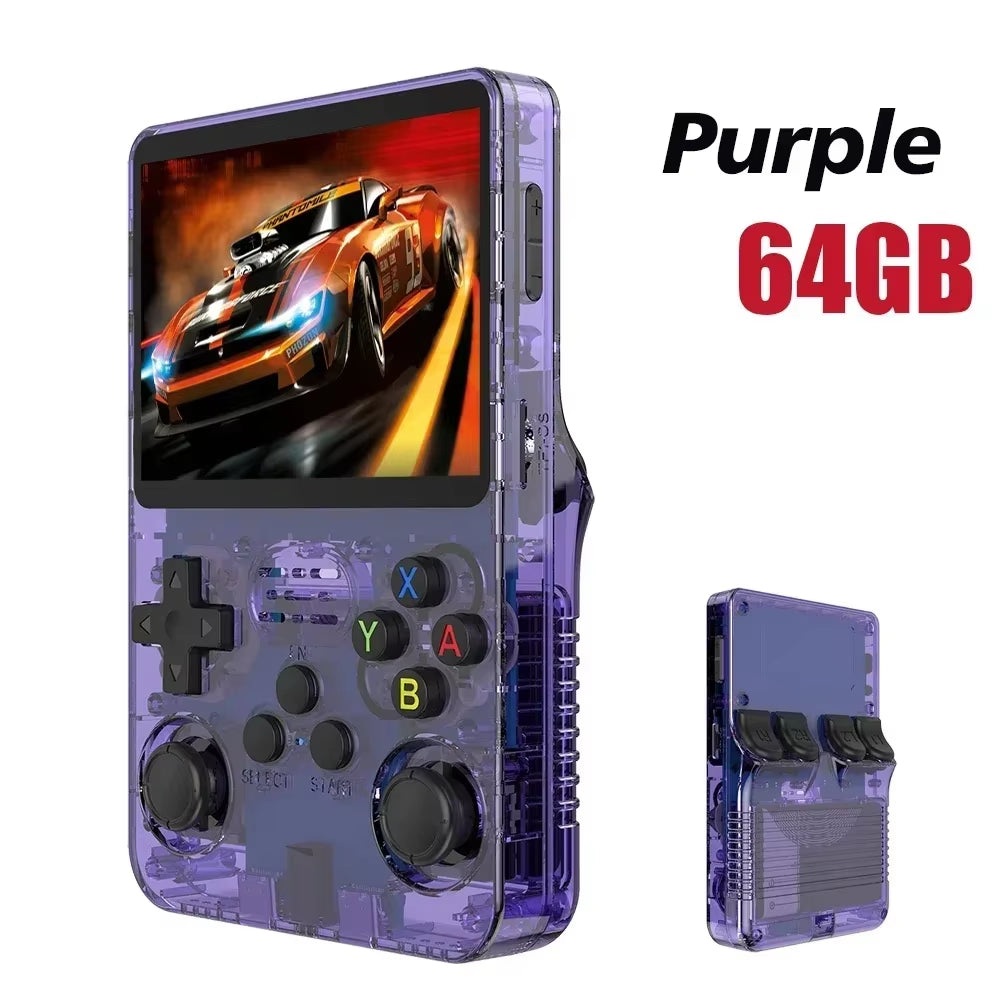 R36S Retro Gaming System: 256GB, 3.5" IPS, Portable