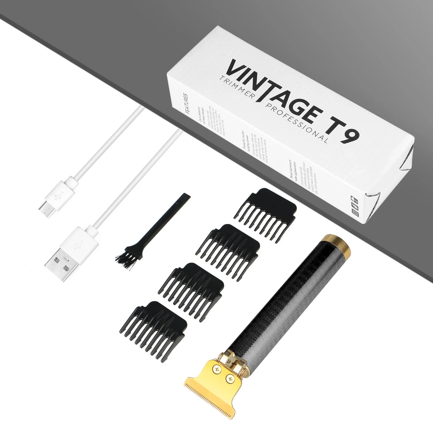 Hair Clippers for Men Cordless Trimmer Haircut Machine Kit, Black