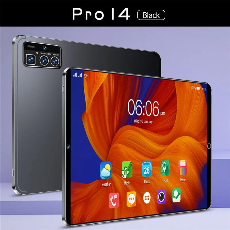 10.1 Inch Tablet PC Android 3G WCDMA 8 Core 2GB RAM 16GB ROM Bluetooth Wifi Camera Tablets Pro14