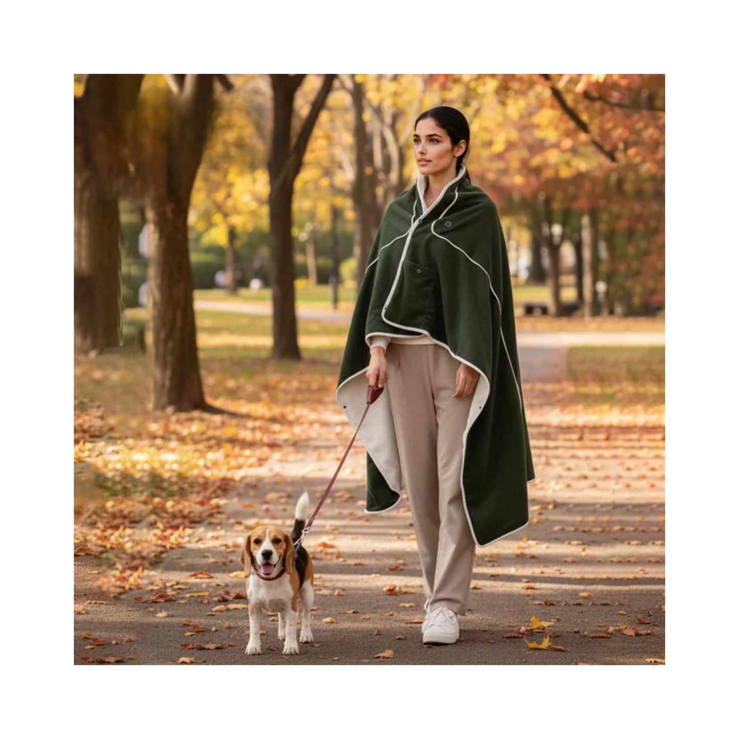 4-in-1 Portable USB Heated Blanket – Pillow/Shawl/Blanket/Heating Pad, 3 Heat Settings, Fast Warming for Home/Office/Car/Travel