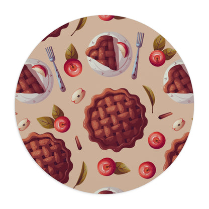 Round Mouse Pad – Apple of My Pie