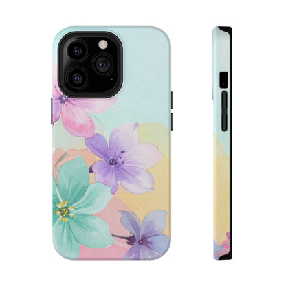 Impact-Resistant Phone Case – Water Petal