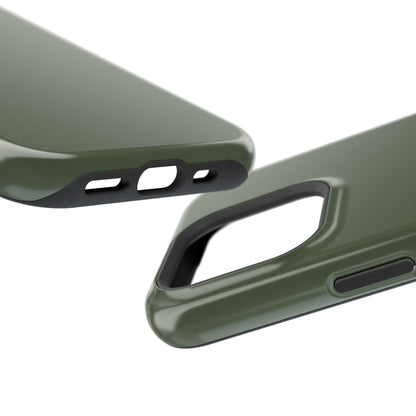 Impact-Resistant Phone Case — Military Green Protective Shockproof Cover