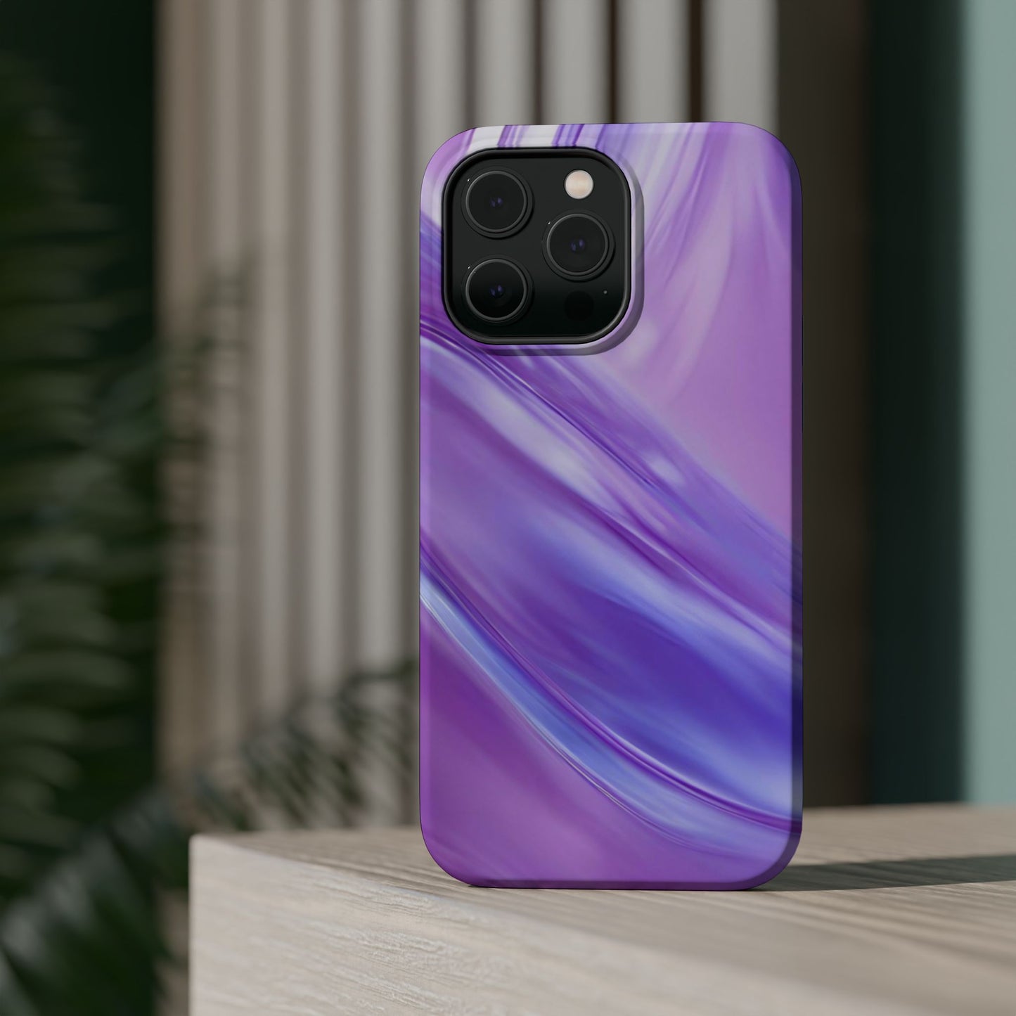Wireless-Charging Compatible Case – Lavender Wave