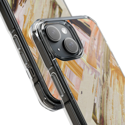 Clear Magnetic Phone Case – Brush & Bronze