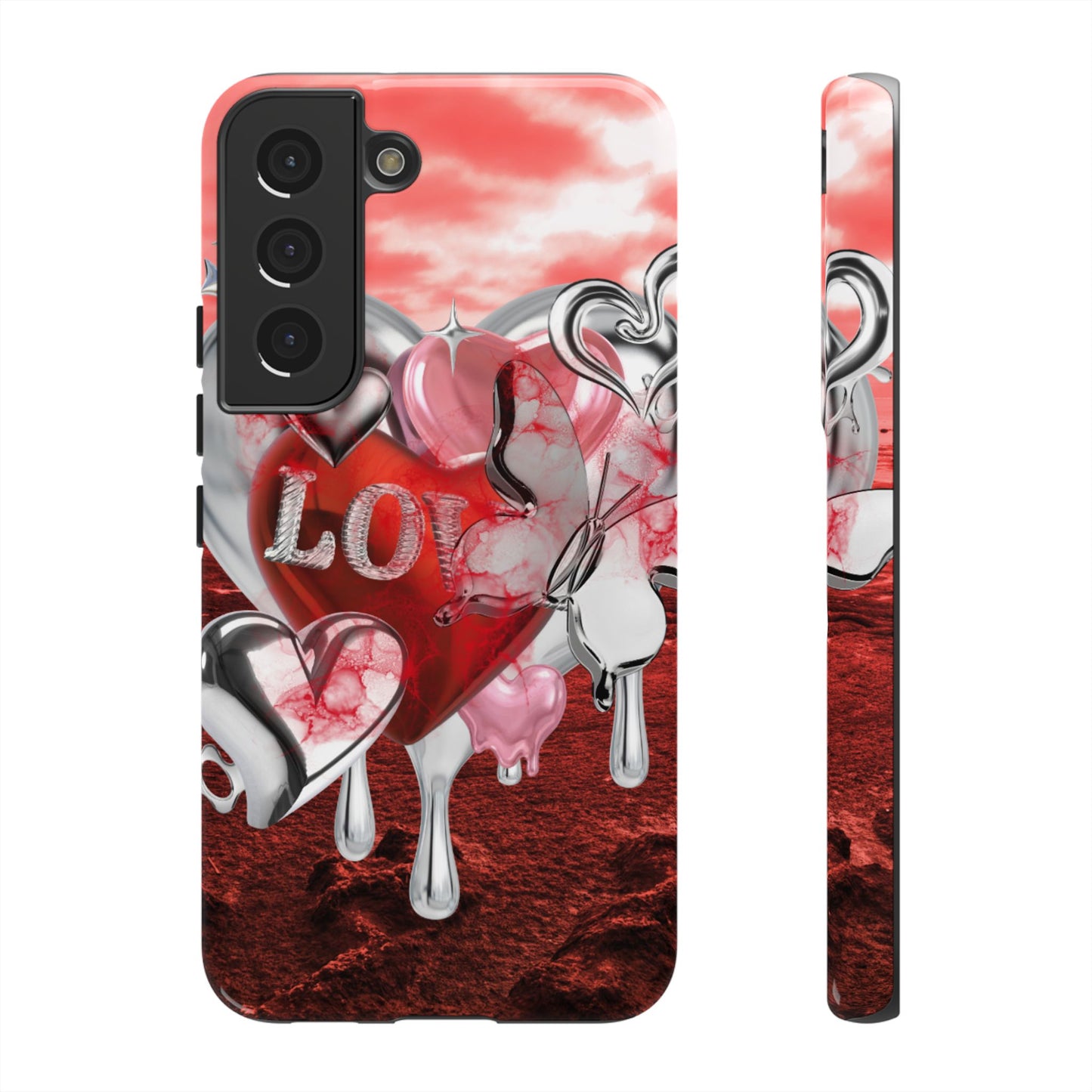 Protective Phone Case – Chrome Love