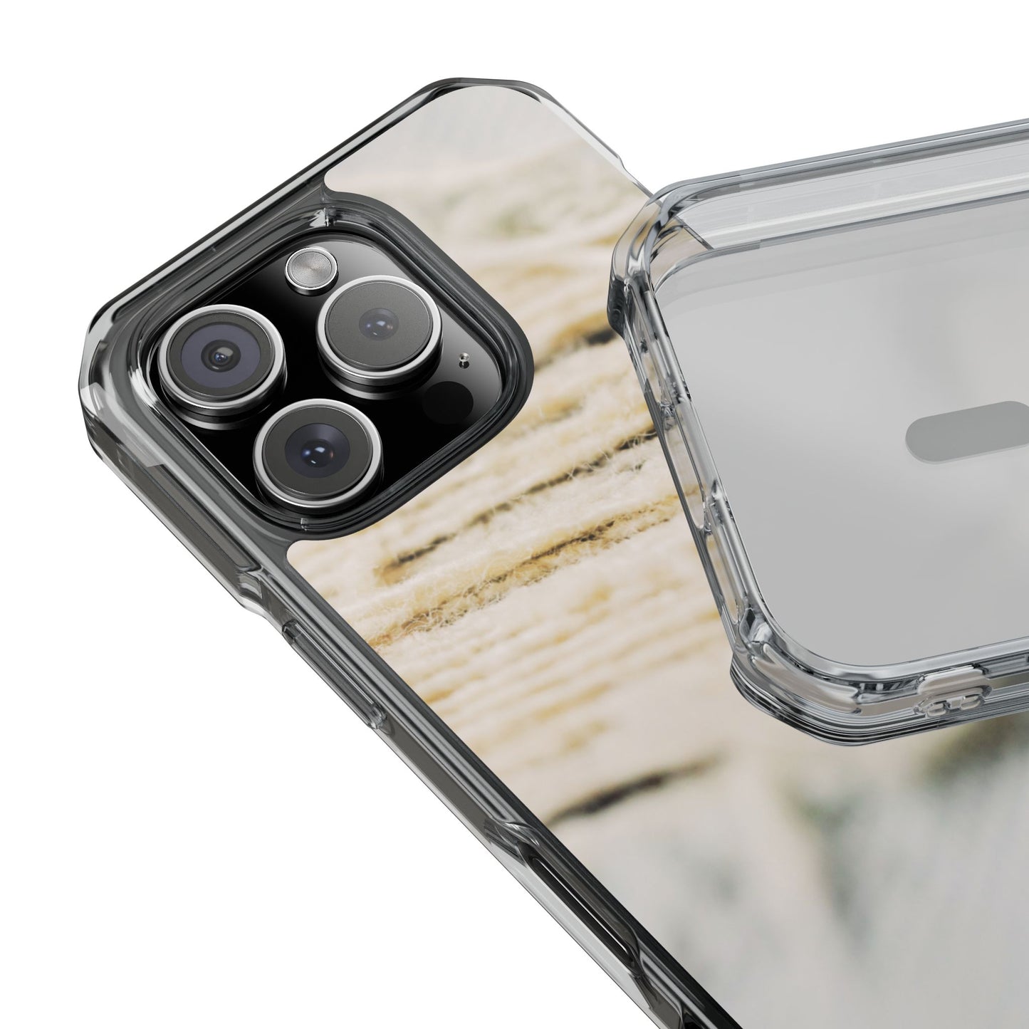 Clear Magnetic Phone Case – Woven Warmth