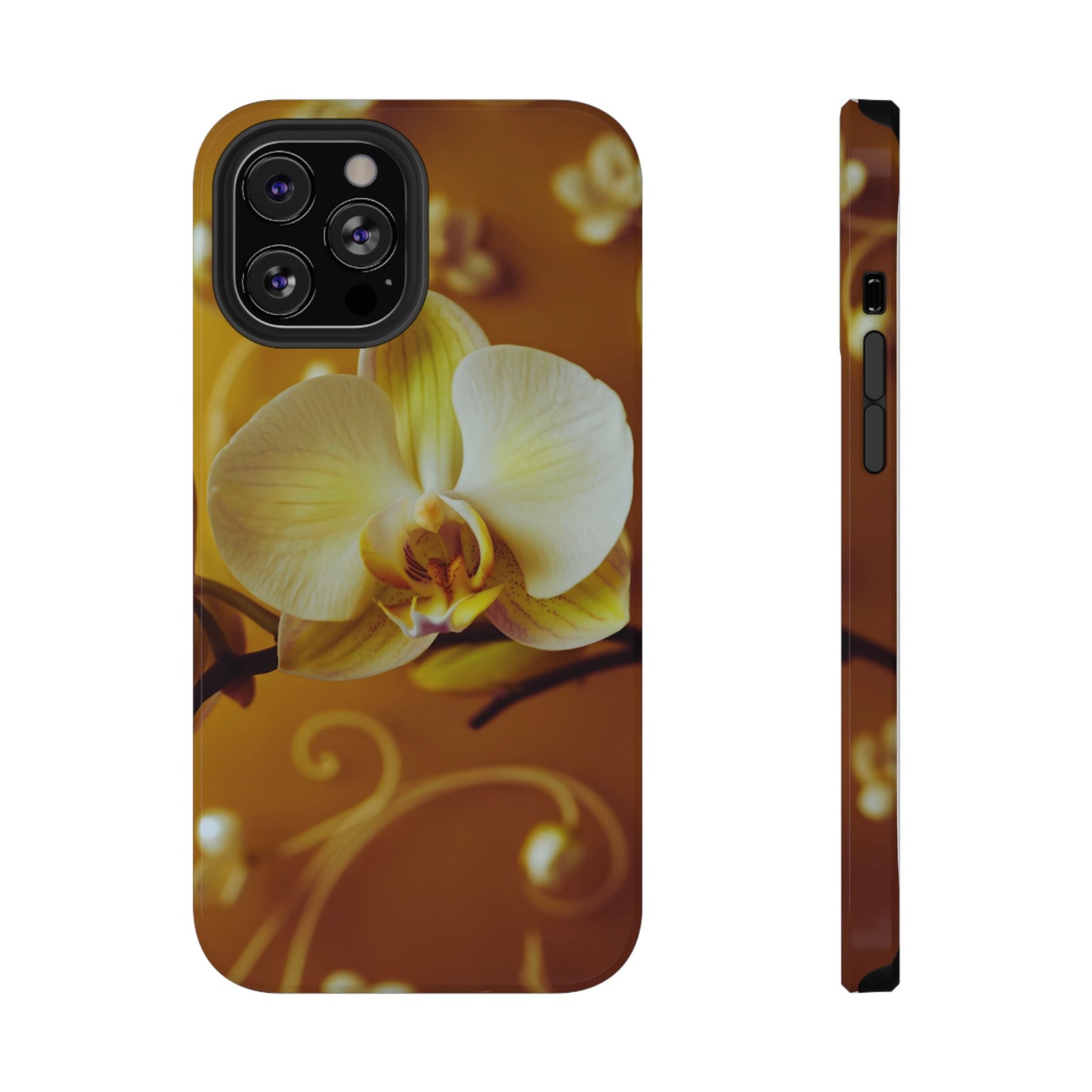 Protective Phone Case – Amber Orchid