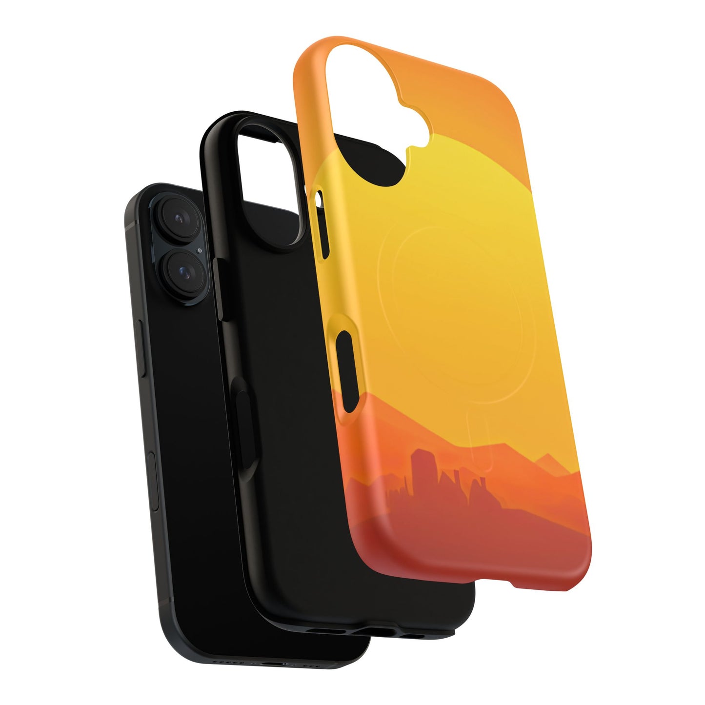 Protective Magnetic Phone Case — Desert Sunrise