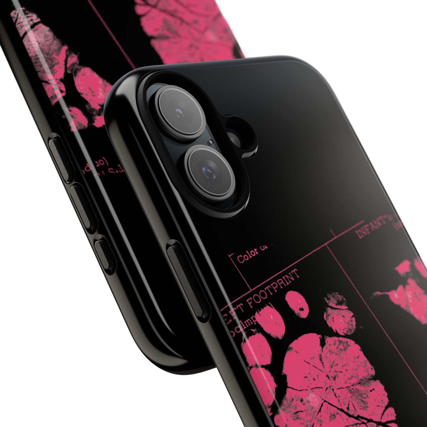 Protective Phone Case – Mom’s Little Pink Footprints