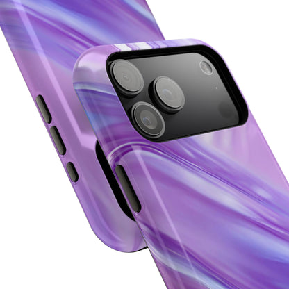 Impact-Resistant Phone Case – Lavender Wave