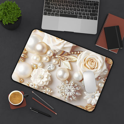 Desk Mat – Ivory Opulence