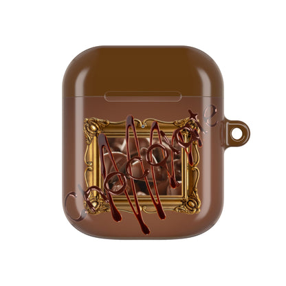 Wireless Earbud Case Cover – Chocolate Truffle