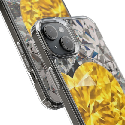 Clear Phone Case – Heart of Gold