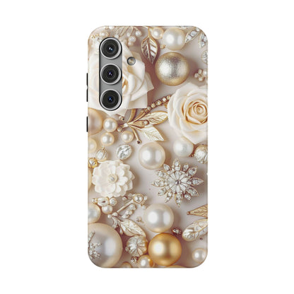 Impact-Resistant Phone Case – Ivory Opulence