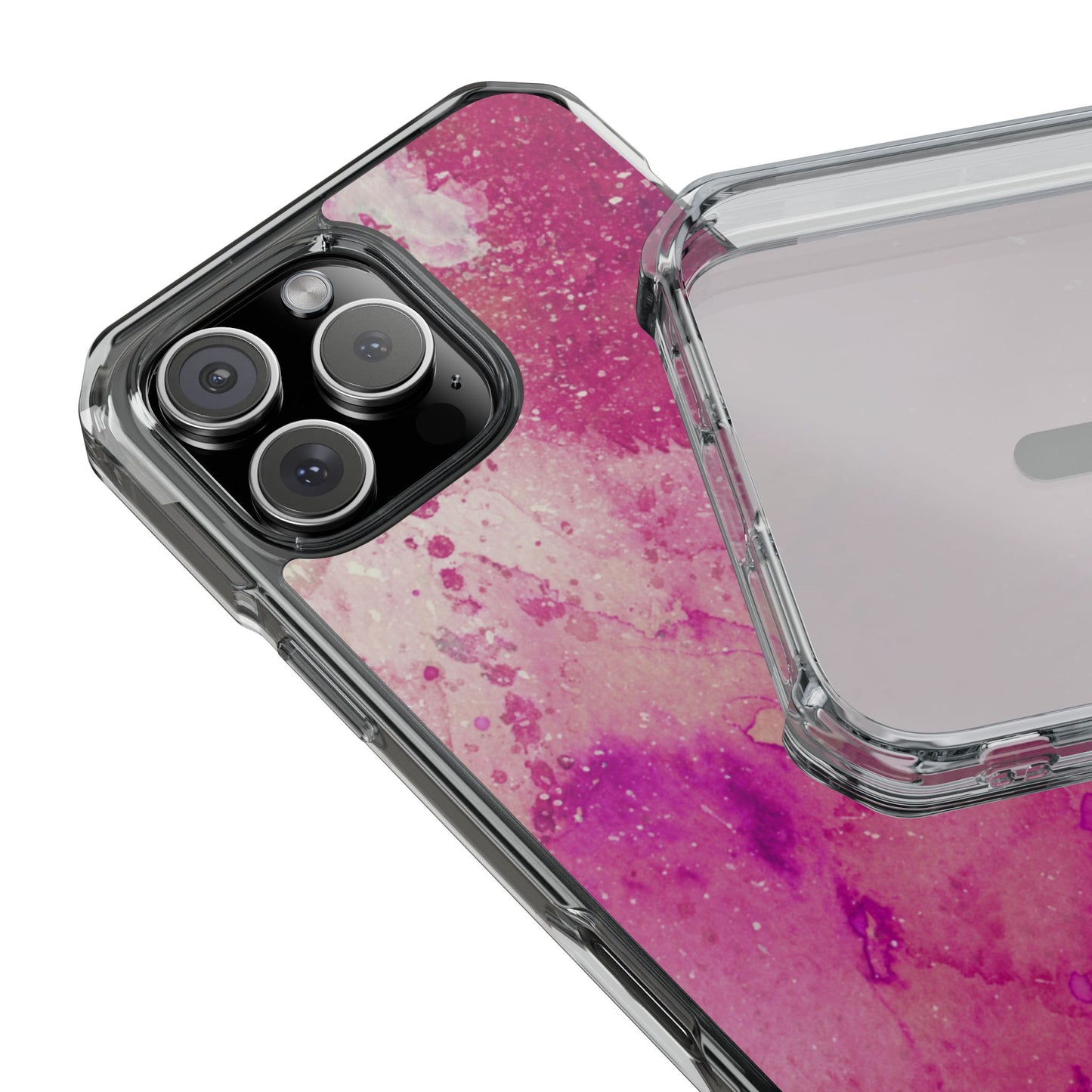 Clear Magnetic Phone Case – Spilled Wine