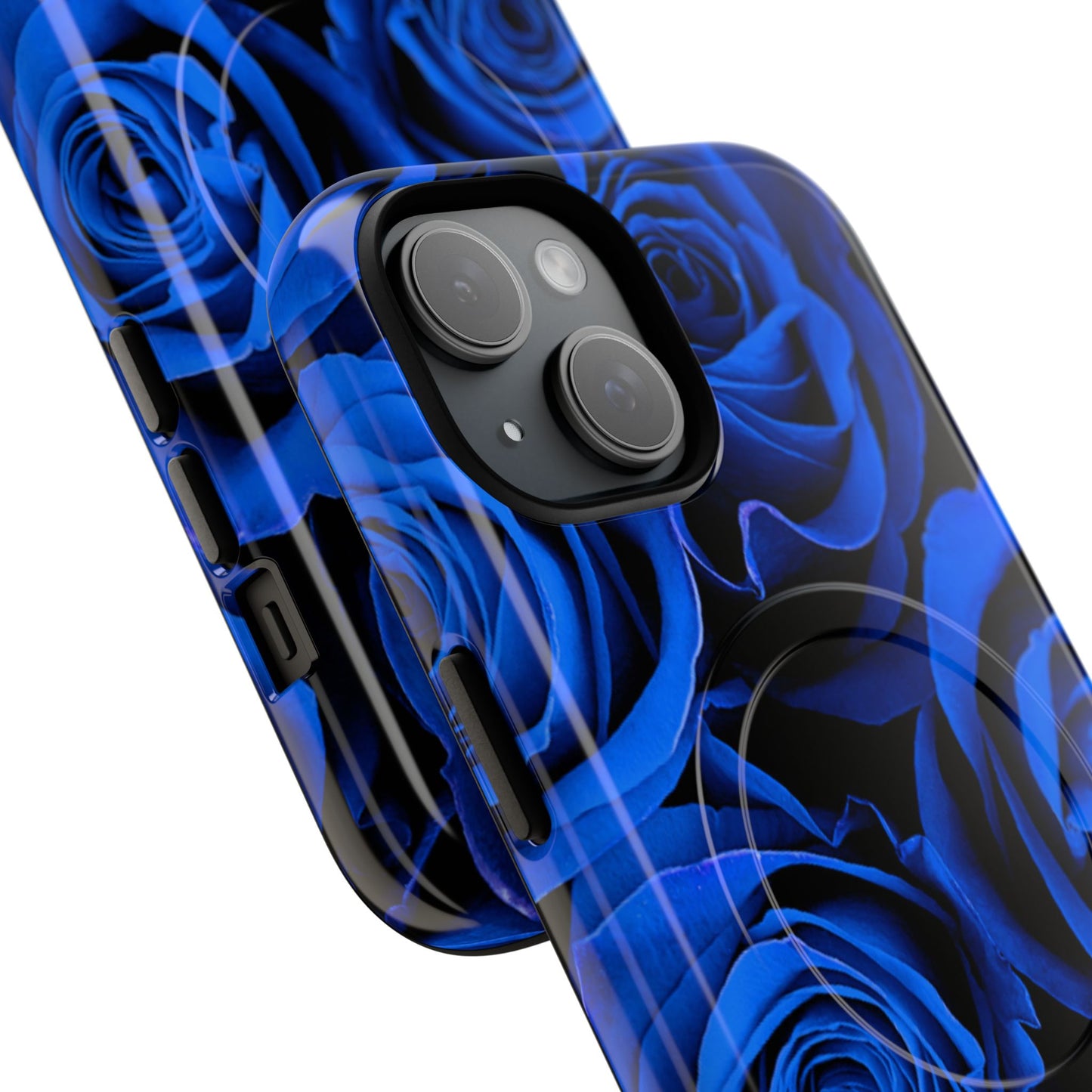 Protective Magnetic Phone Case – Midnight Bloom