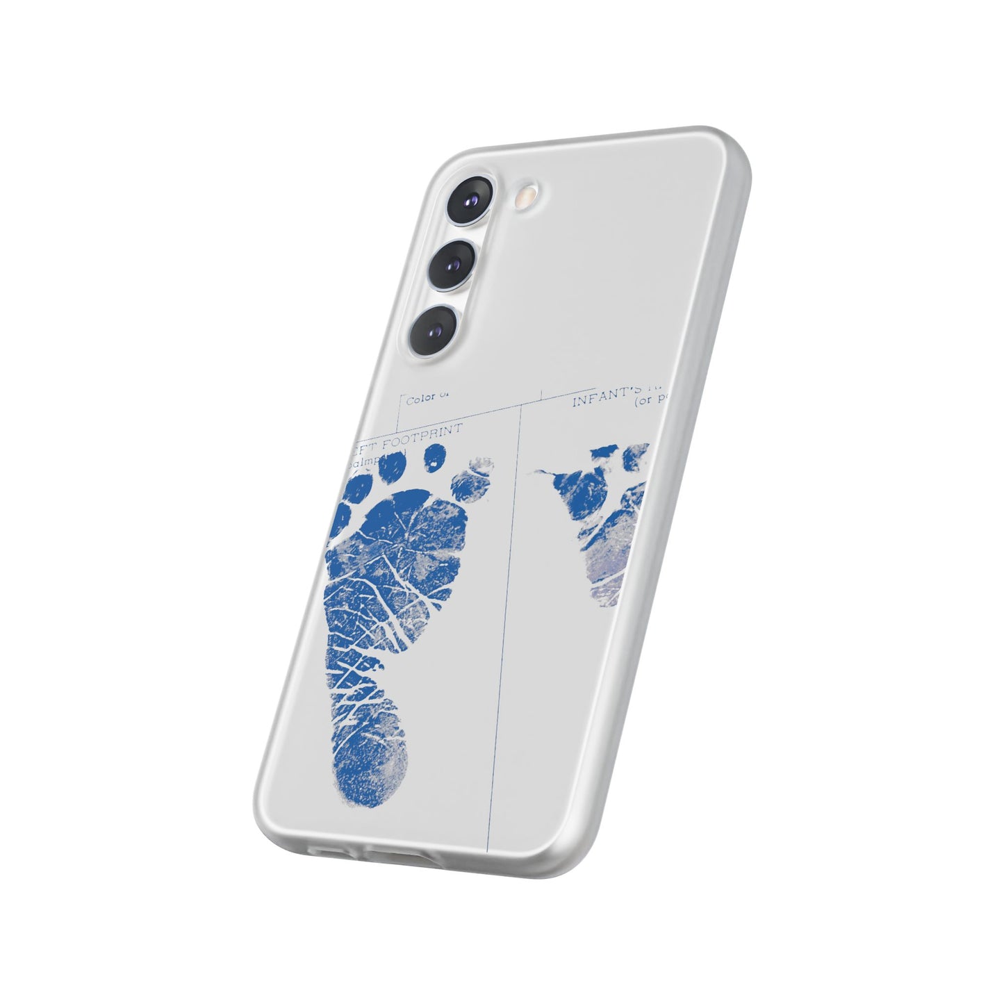Flexi Case – Mom’s Little Blue Footprints