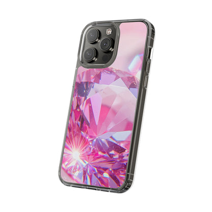Clear Phone Case – Pink Ice