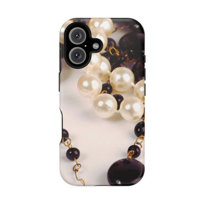 Wireless-Charging Compatible Case – Noir Pearl