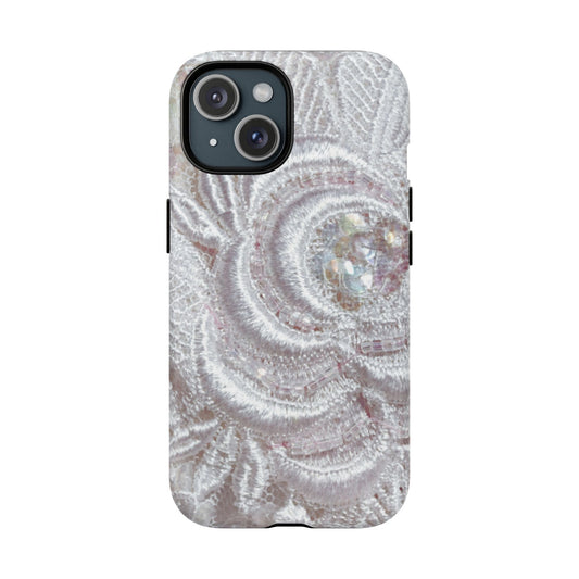 Protective Magnetic Phone Case – Lace Veil
