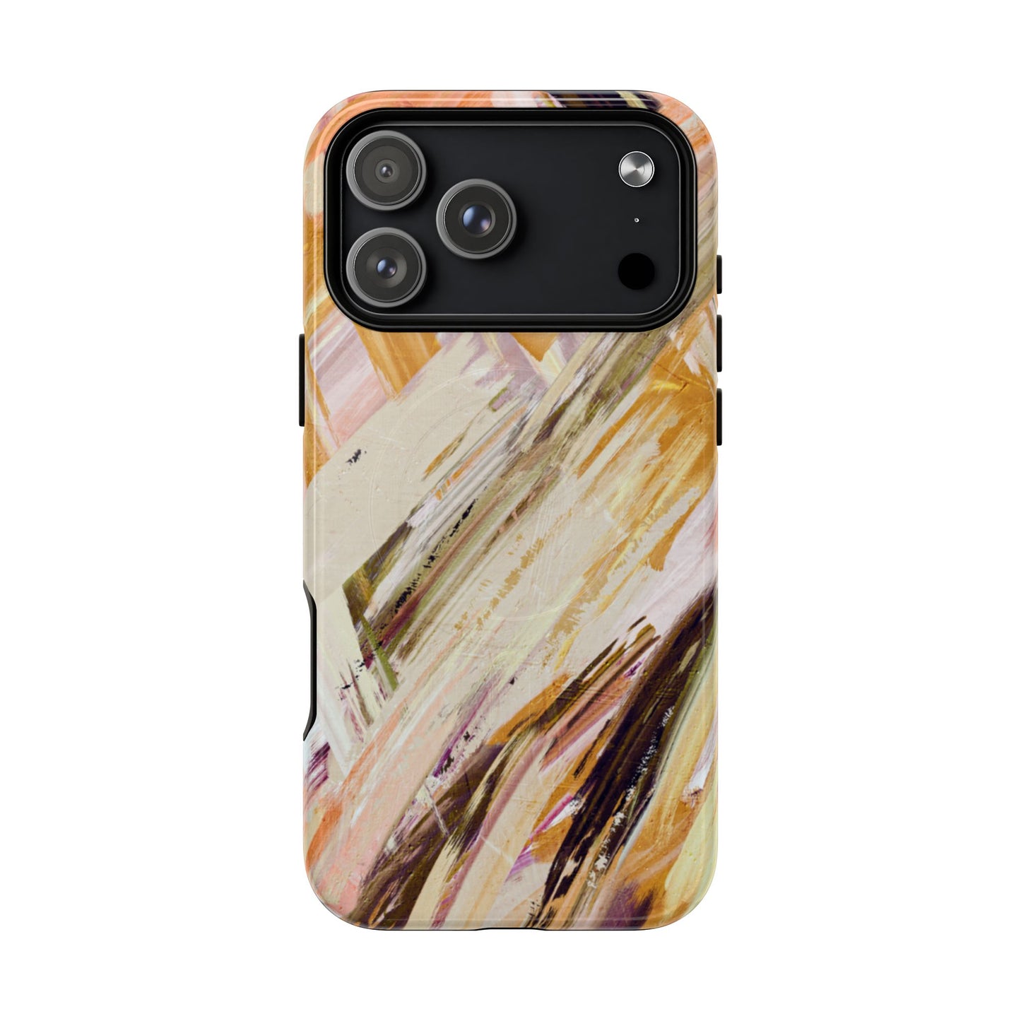 Protective Magnetic Phone Case – Brush & Bronze