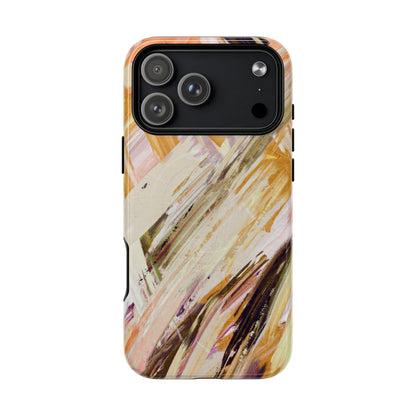 Protective Magnetic Phone Case – Brush & Bronze