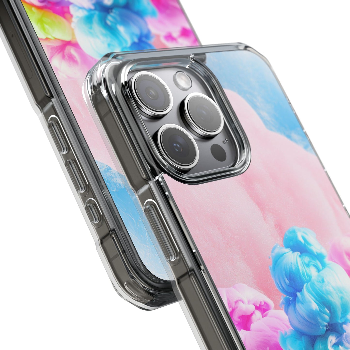 Clear Magnetic Phone Case – Cotton Candy Dream
