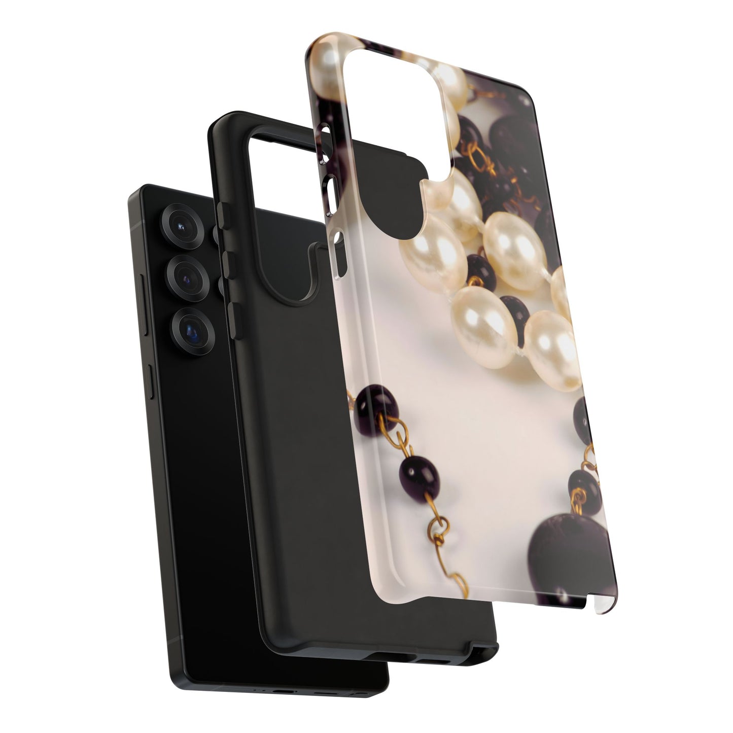 Protective Phone Case – Noir Pearl