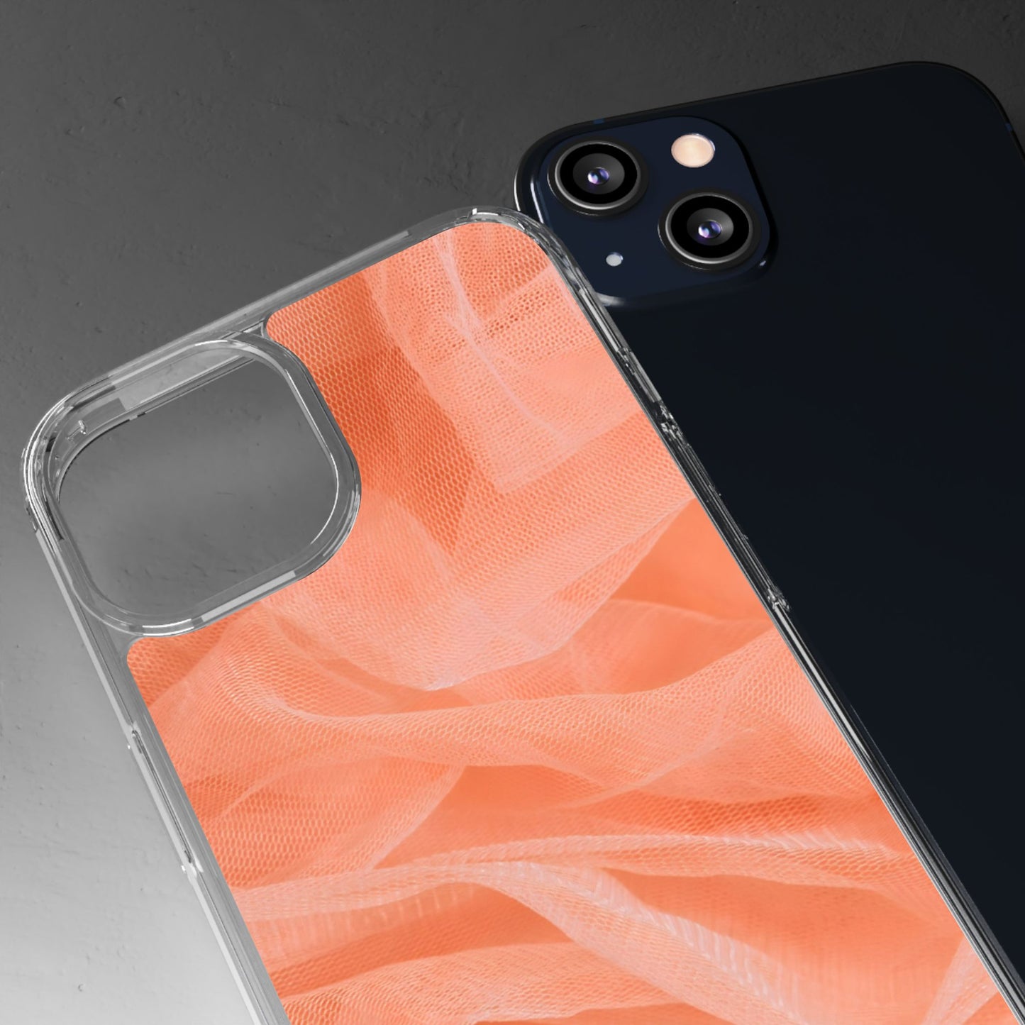 Clear Phone Case – Coral Veil
