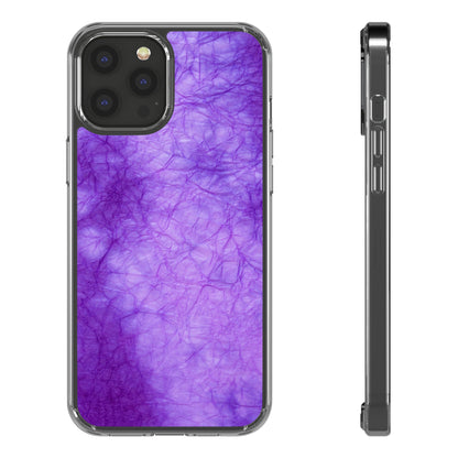 Clear Phone Case – Neon Dusk