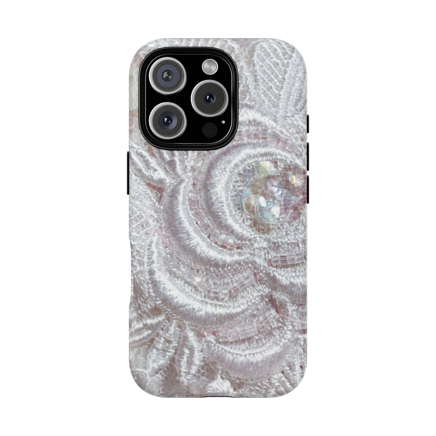 Protective Magnetic Phone Case – Lace Veil