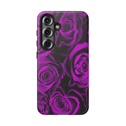 Protective Phone Case – Amethyst Roses