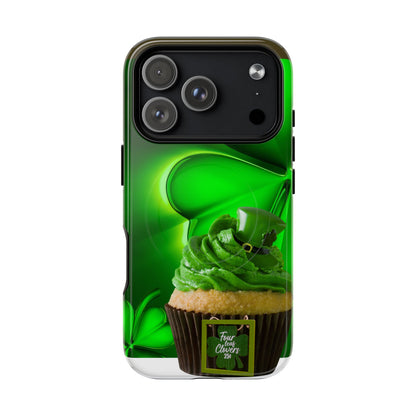 Protective Phone Case – Lucky Clover Cupcake