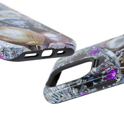 Impact-Resistant Phone Case – Chrome Jewel