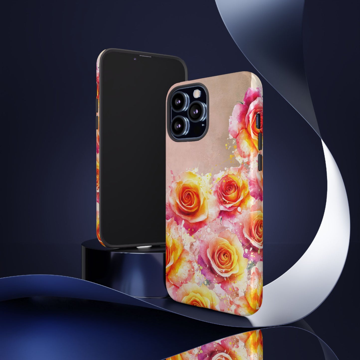 Protective Phone Case – Sunset Roses