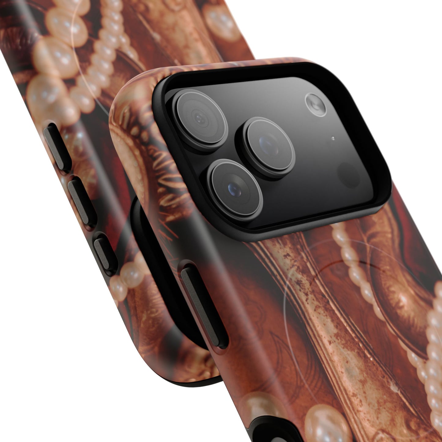 Protective Magnetic Phone Case – Bronze Vanity